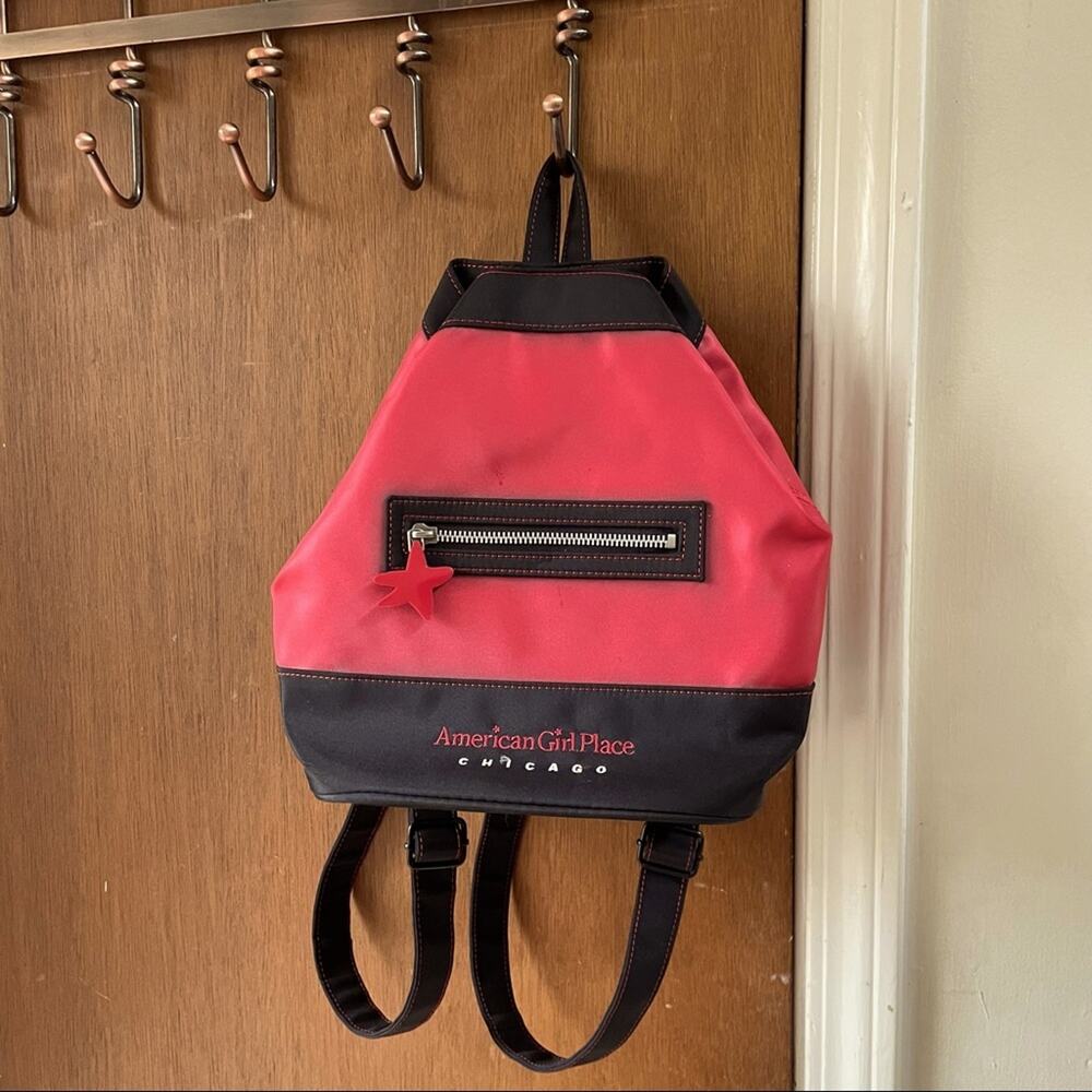 2004 American Girl backpack red Y2K